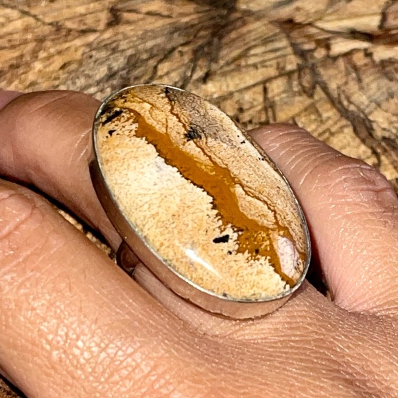 Picture Jasper Ring Size 7 - Picture 3 of 7